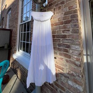 Universal Thread Strapless Cream Dress